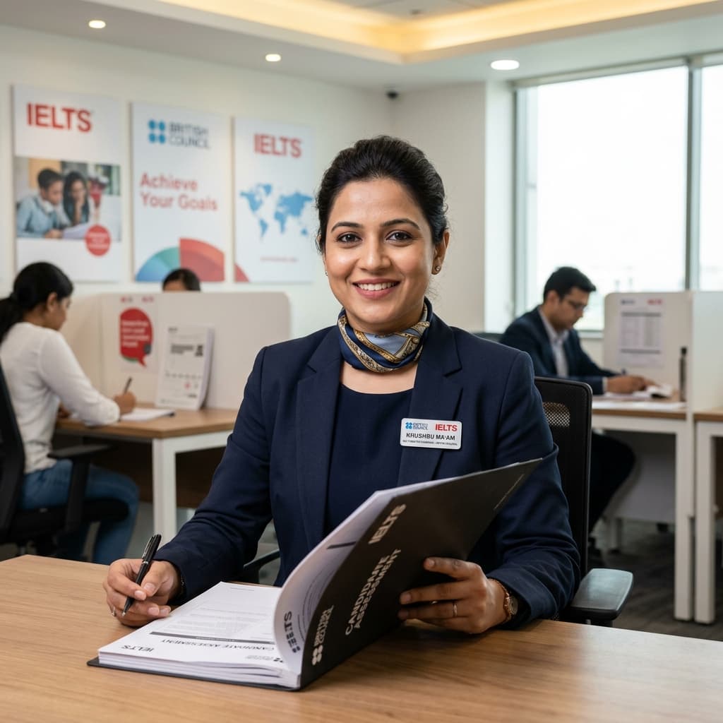 Khushbu Patel Ma'am • Certified IELTS Examiner